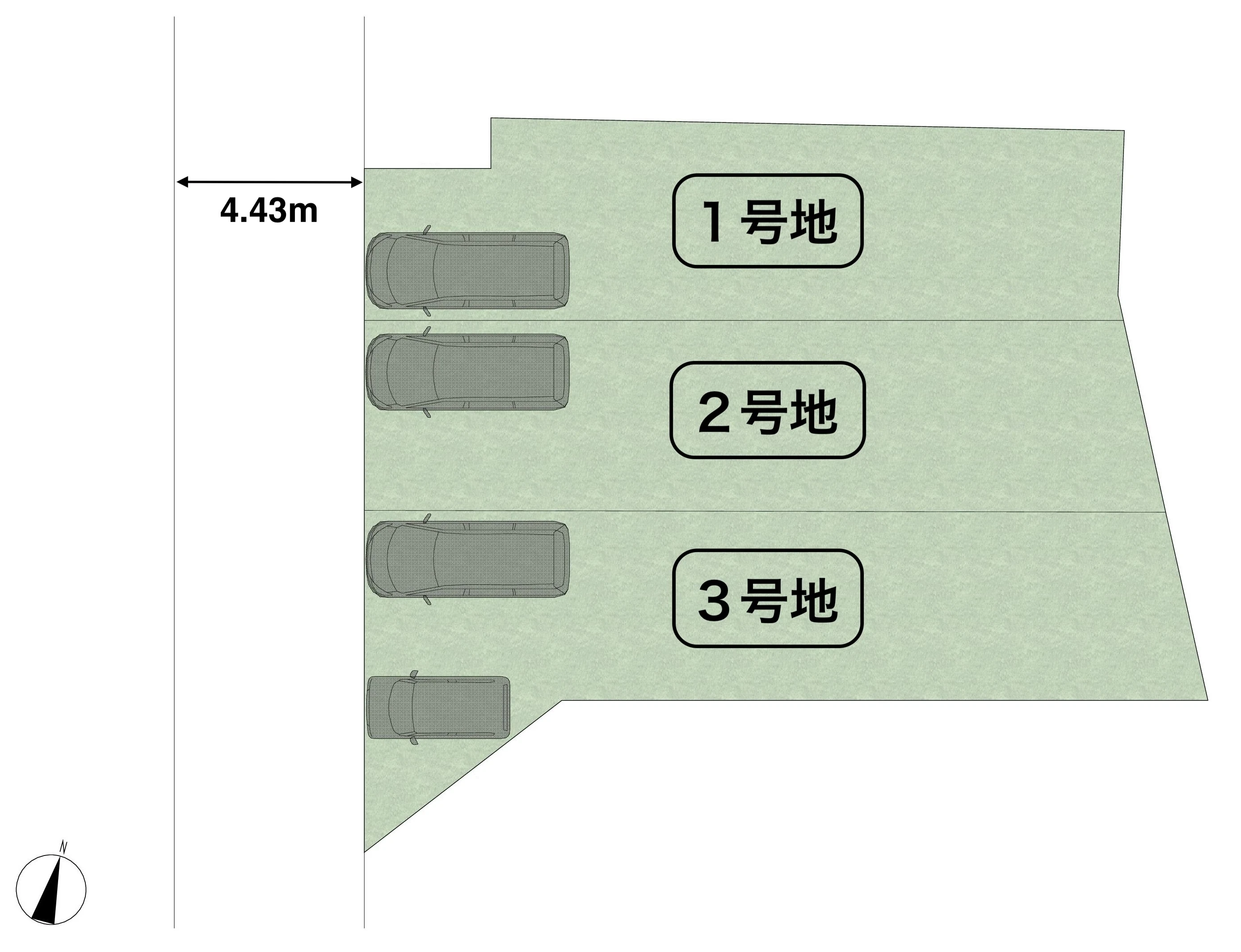 京都市北区紫野西藤ノ森　区画図
