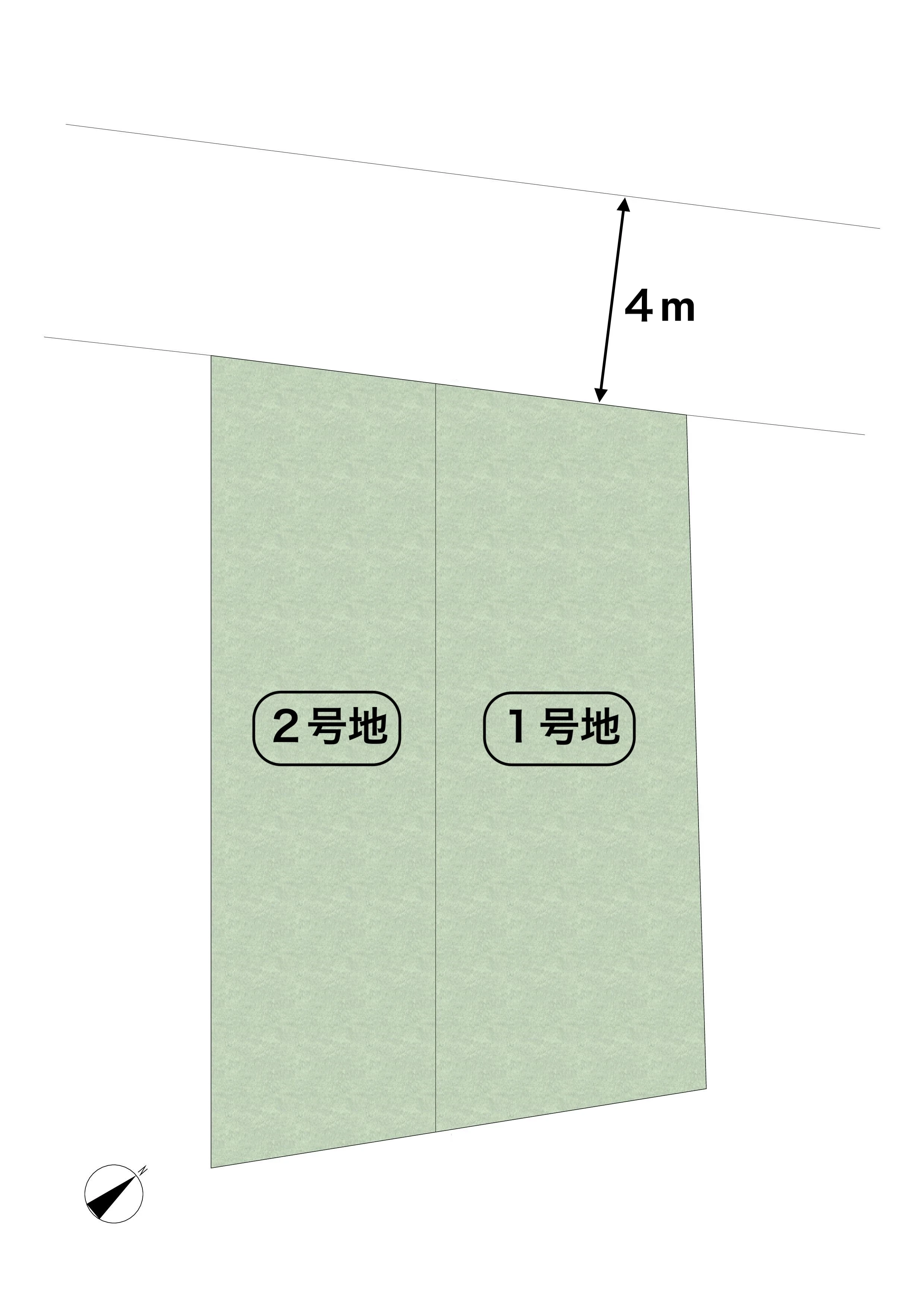 京都市北区紫野西藤ノ森　区画図