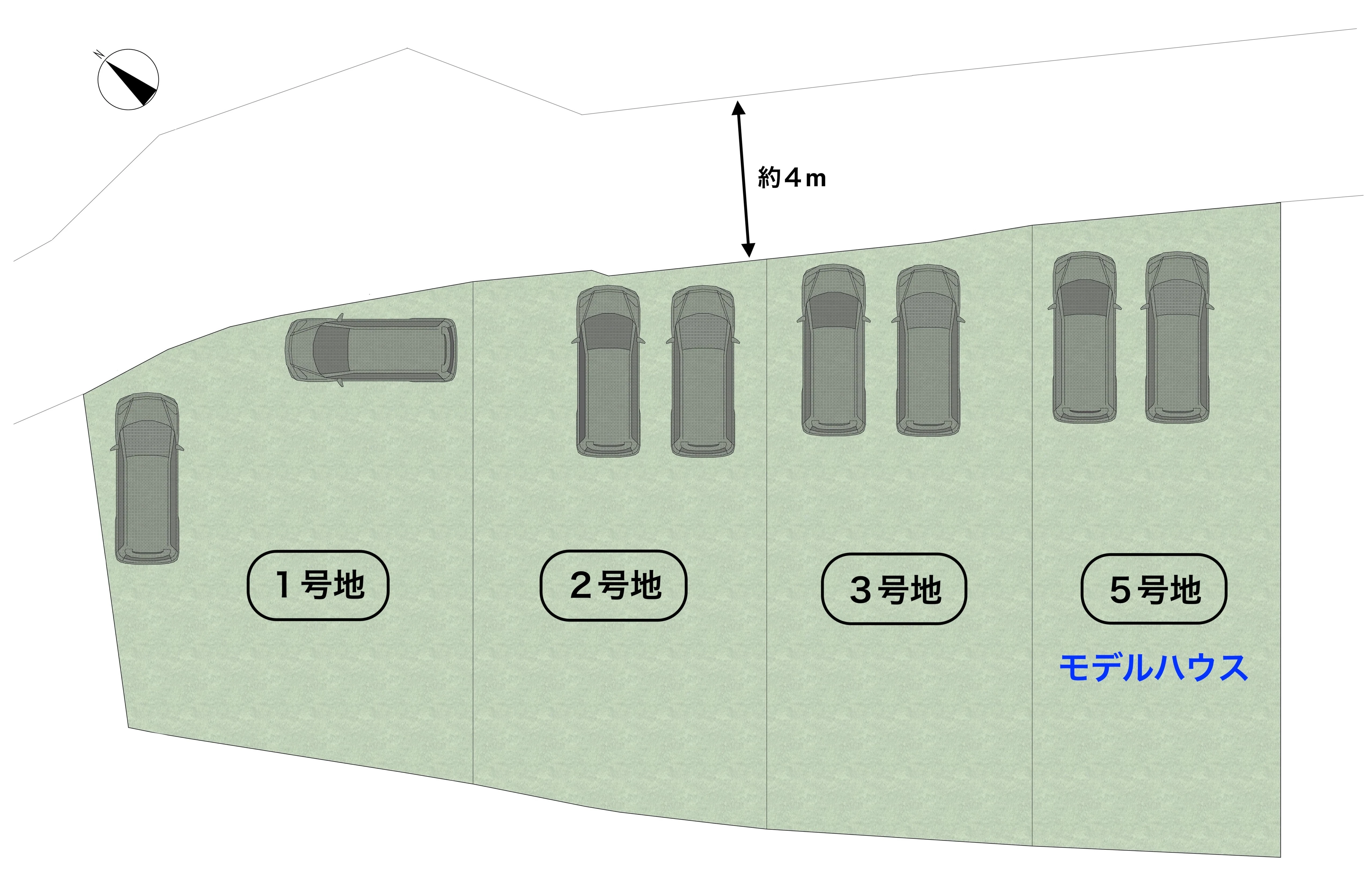 京都市北区紫野西藤ノ森　区画図