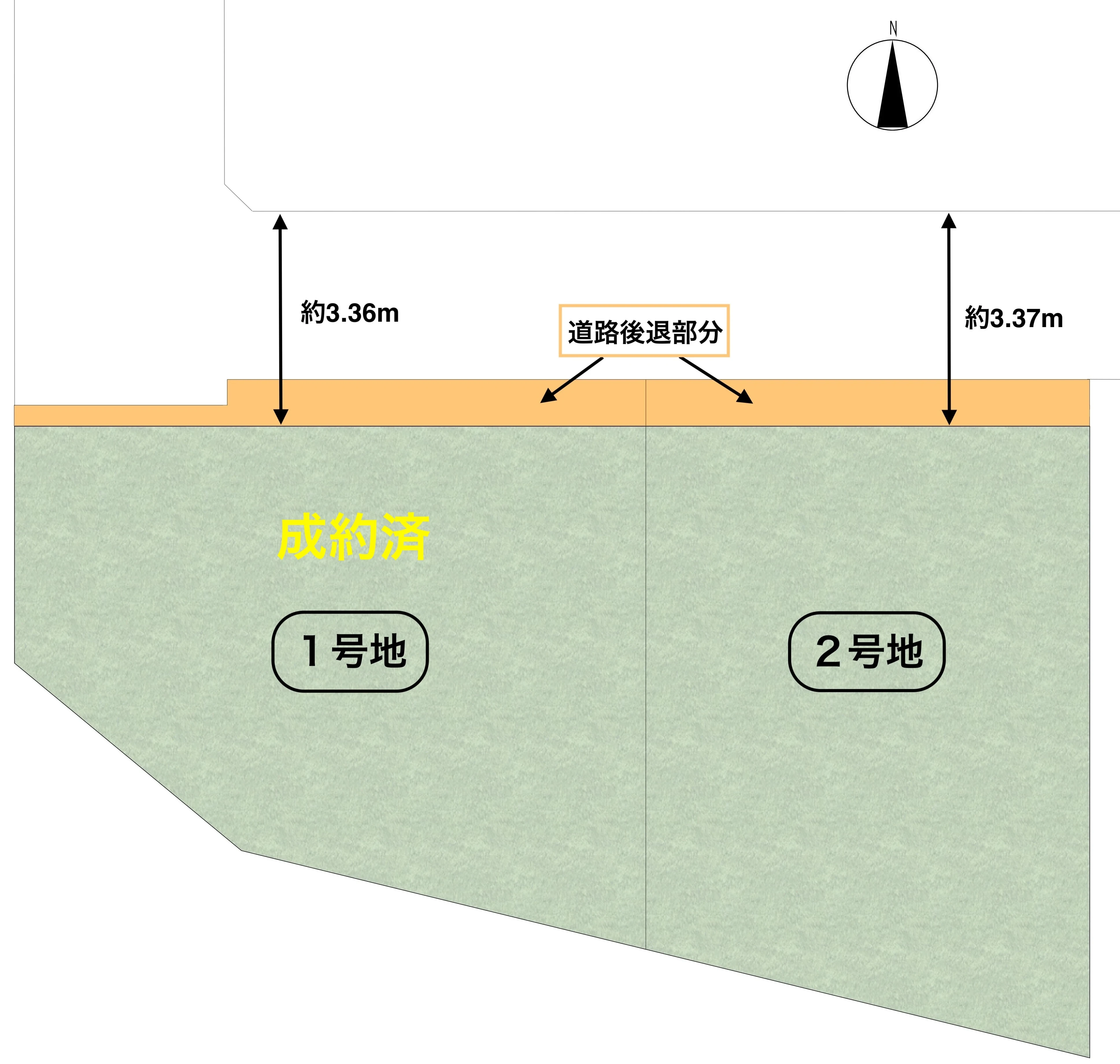 京都市北区紫野西藤ノ森　区画図