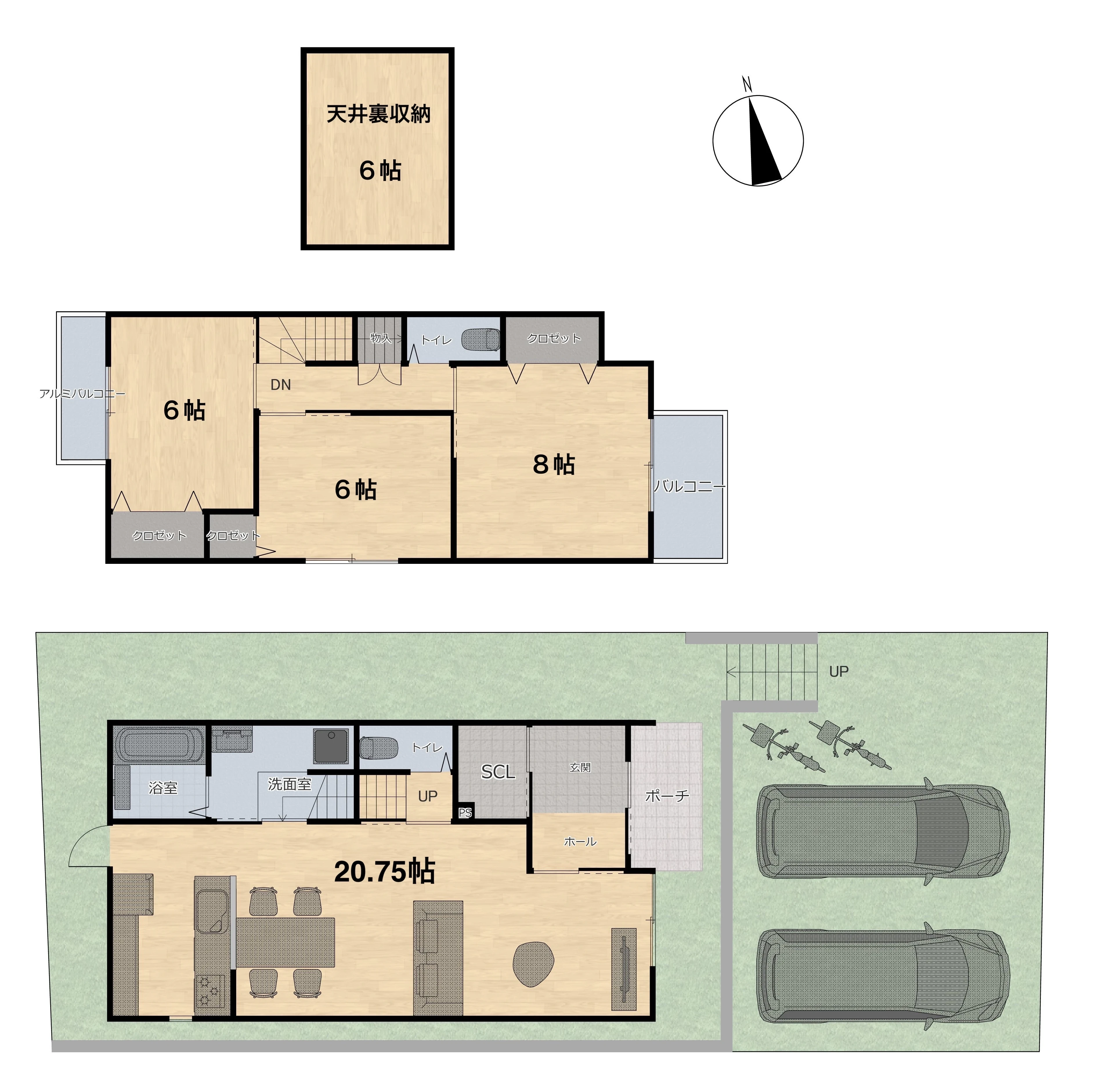京都市北区紫野西藤ノ森　1号地
